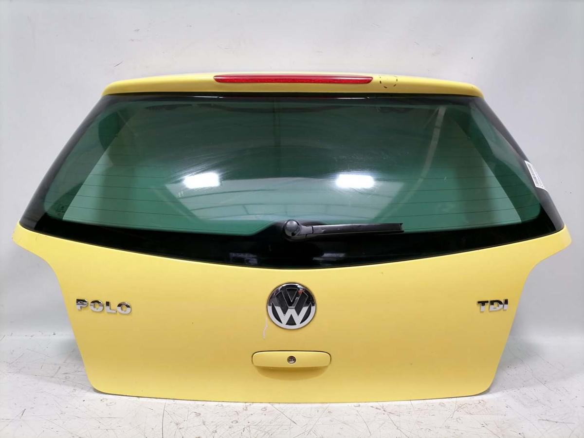 VW Polo 9N3 Bj.2007 original Heckklappe mit Heckscheibe LB1B Sunflower Yellow